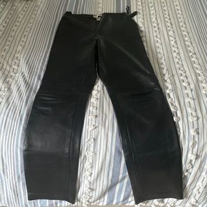 Hugo Buscati genuine leather pants